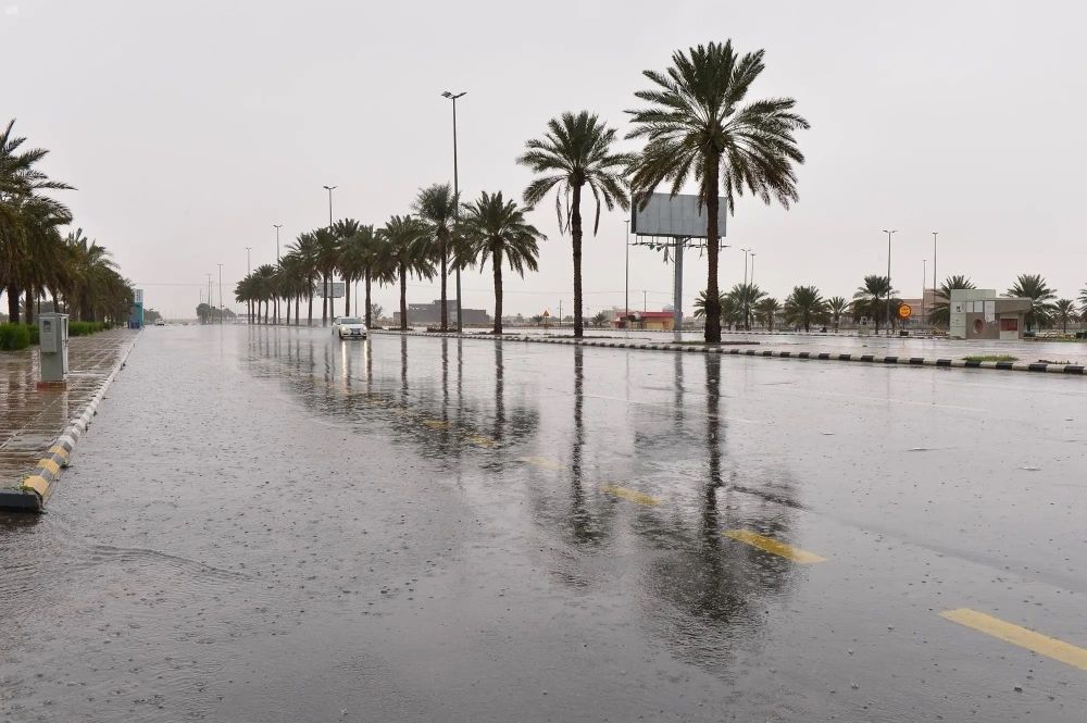 استمرار هطول الأمطار الرعدية على المملكة - أرشيفية