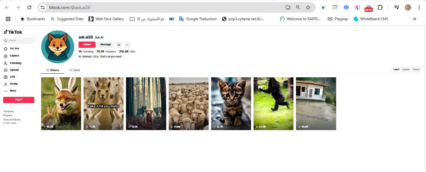 التعريف بحساب ask.ai28 في تيك توك