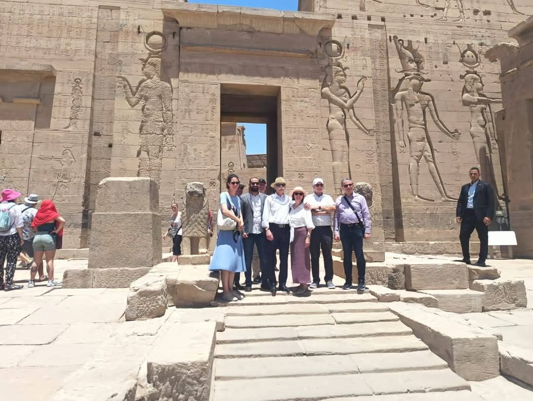 وفد البرلمان المجرى فى أسوان