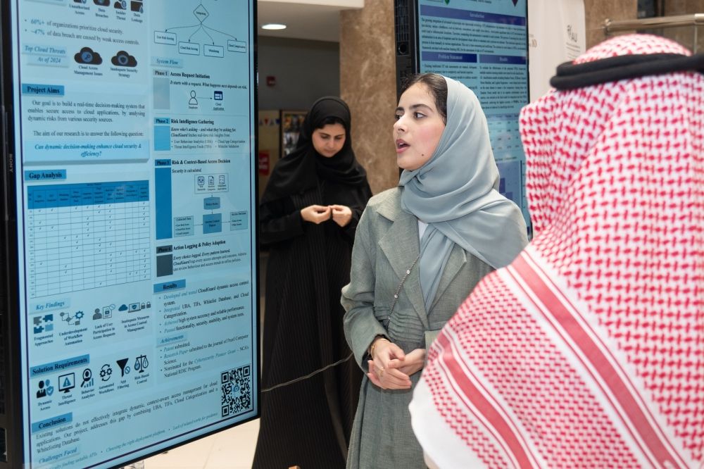 92 مشروعًا تقنيًا لخريجي ”علوم الحاسب“ بجامعة الإمام عبدالرحمن