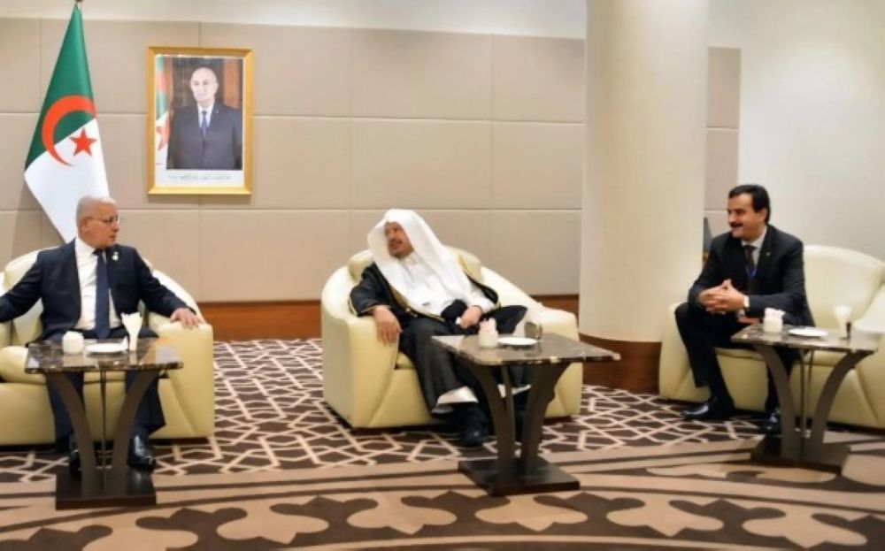 رئيس مجلس الشورى يبحث عدد من الموضوعات مع نظيره الجزائري - واس