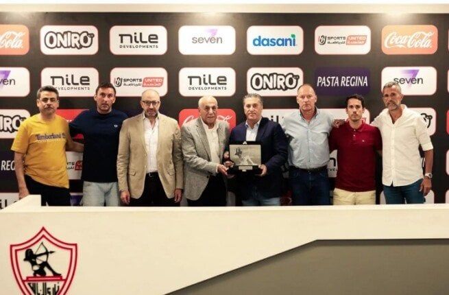 بعد رحيله.. الزمالك يكرم بيسيرو ويرحب بالتعاون معه في المستقبل «صور»