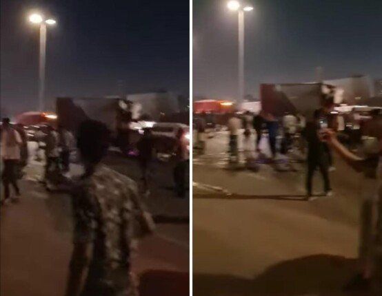 عاجل| أنباء عن وقوع حادث على طريق السلام | فيديو
