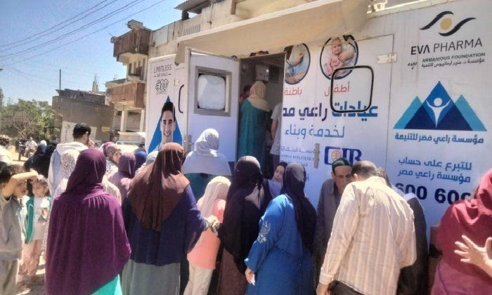 بالمجان.. تقديم خدمات طبية متكاملة لـ 1000 مواطن بالبحيرة
