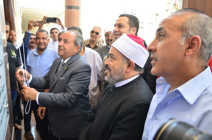 جانب من افتتاح المسجد جانب من افتتاح المسجد