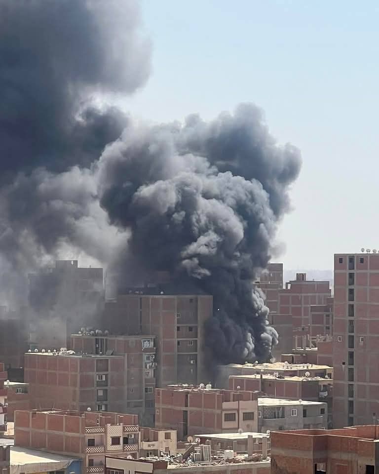 حريق مصنع السلام (3) حريق مصنع السلام (3)