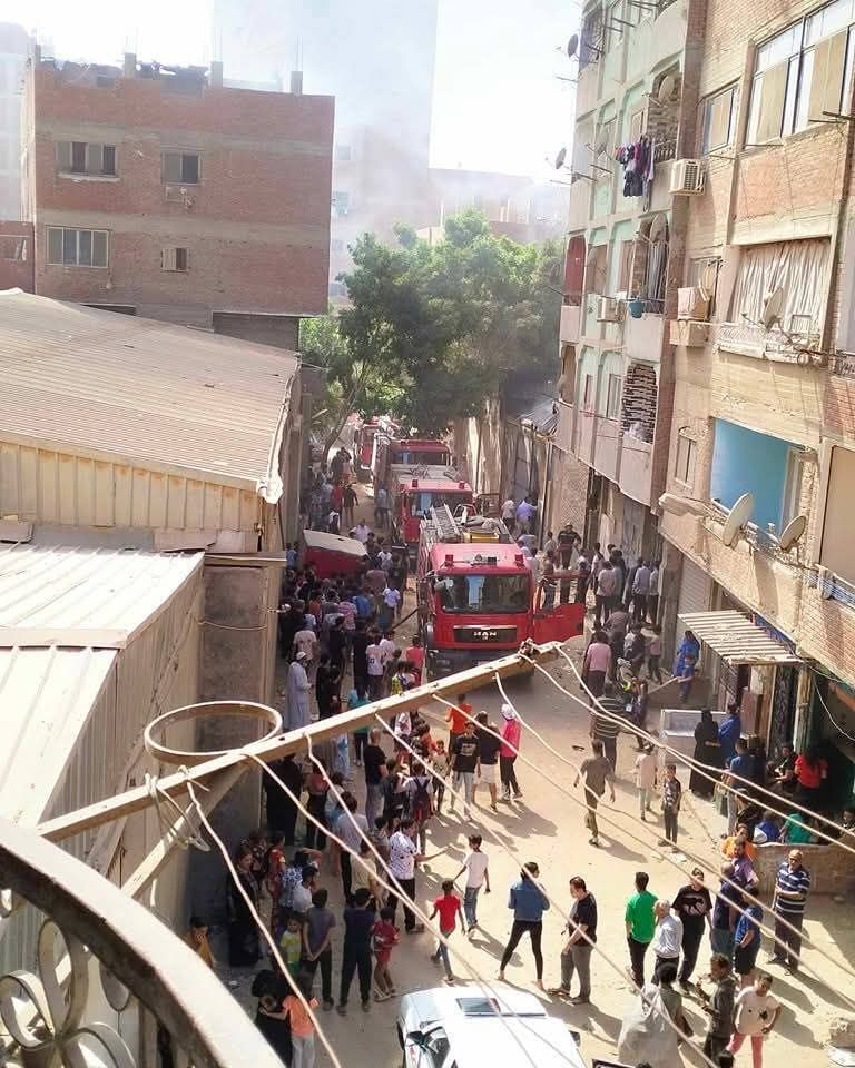 حريق مصنع السلام (4) حريق مصنع السلام (4)