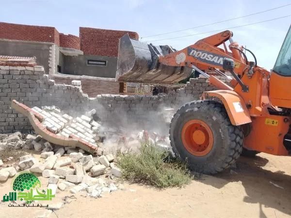 إزالة 370 حالة تعدٍ على أملاك الدولة خلال يومين ضمن المرحلة الأولى من الموجة 26