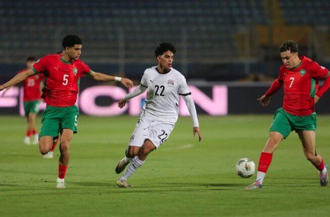 منتخب مصر يسقط أمام المغرب بهدف ويودع كأس أمم إفريقيا للشباب «فيديو»