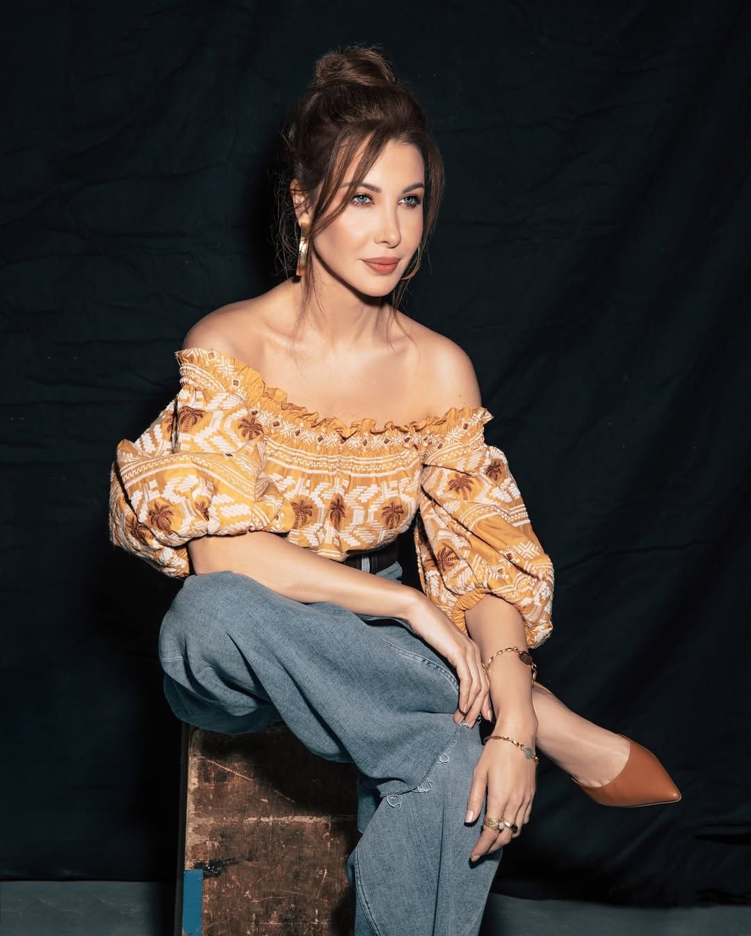 نانسي عجرم بلوك يومي شيك ورفعة الكعكة (إنستغرام)