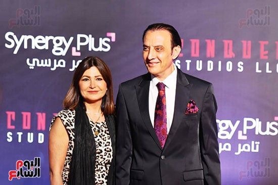 طارق علام وزوجته دينا رامز طارق علام وزوجته دينا رامز