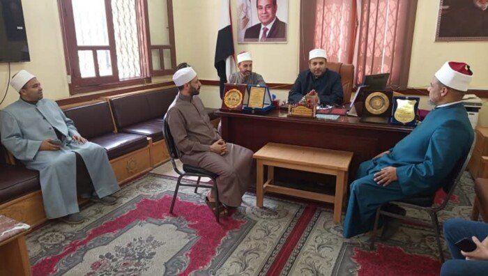 وفد من مجمع البحوث الإسلامية يزور منطقة بورسعيد الأزهرية