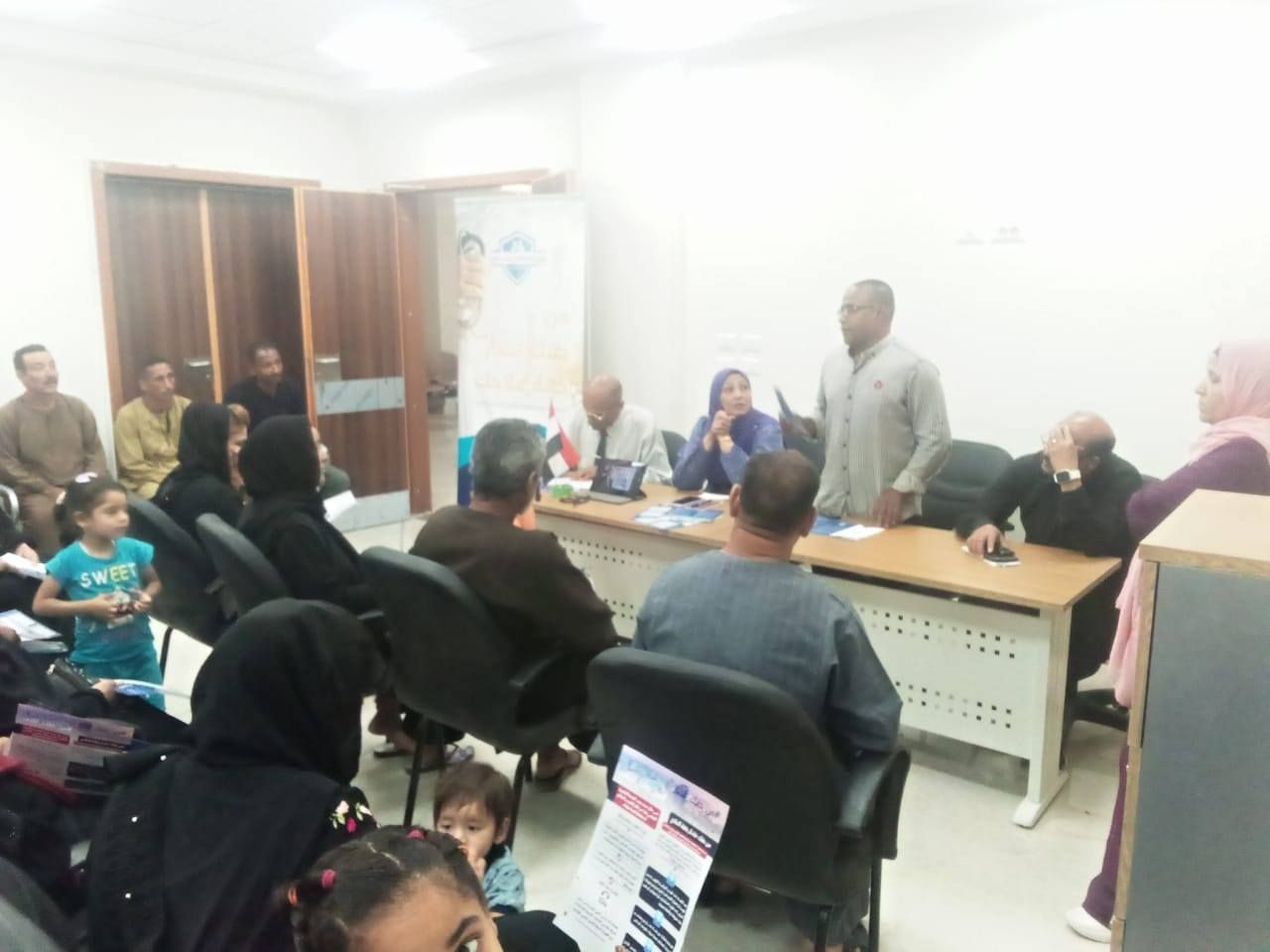 ندوة توعوية عن التأمين الصحي الشامل بقرية الديمقراط ندوة توعوية عن التأمين الصحي الشامل بقرية الديمقراط