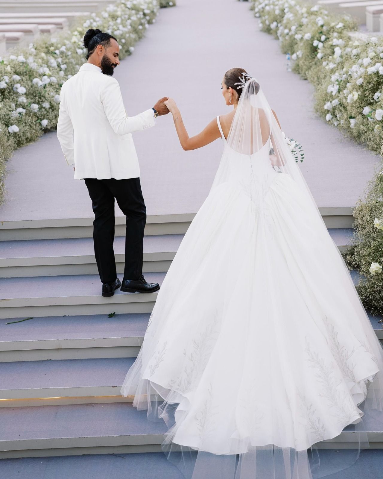 امينة خليل وزوجها امينة خليل وزوجها