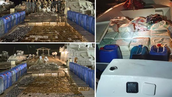 القوات البحرية تنجح في إحباط محاولة تهريب كميات من المواد المخدرة عبر سواحل البحر الأحمر