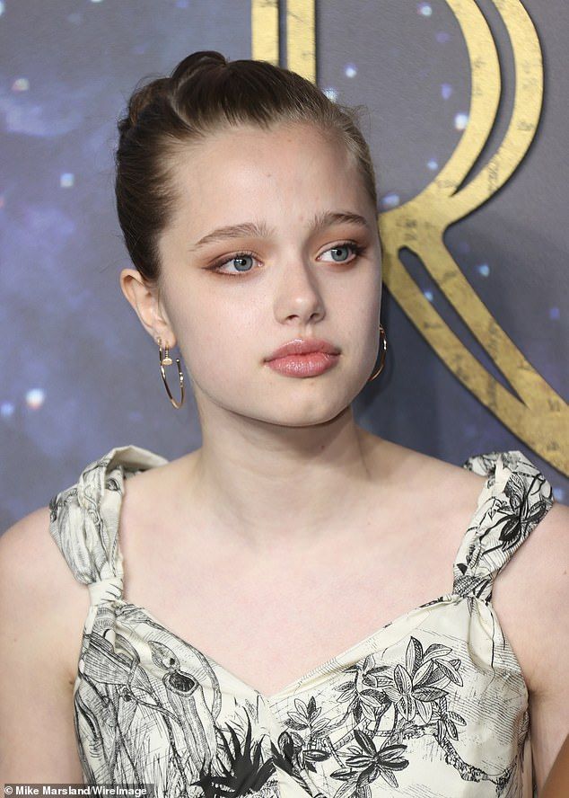 Angelina Jolie and Brad Pitt's daughter Shiloh's, 18, attorney has made a new statement about her 'significant decision' to drop her father's last name; Shiloh pictured in 2021