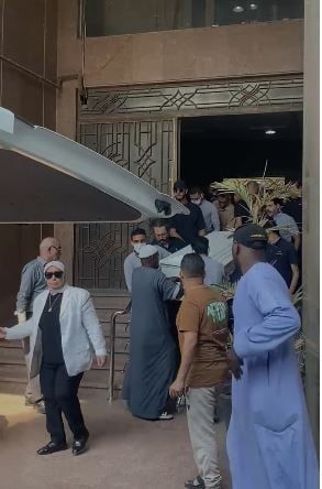 جثمان الراحلة سميحة أيوب جثمان الراحلة سميحة أيوب