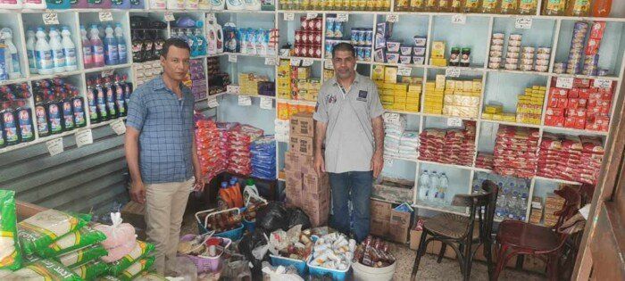 ضبط كميات كبيرة من المواد الغذائية غير صالحة للاستهلاك الآدمى ببورسعيد