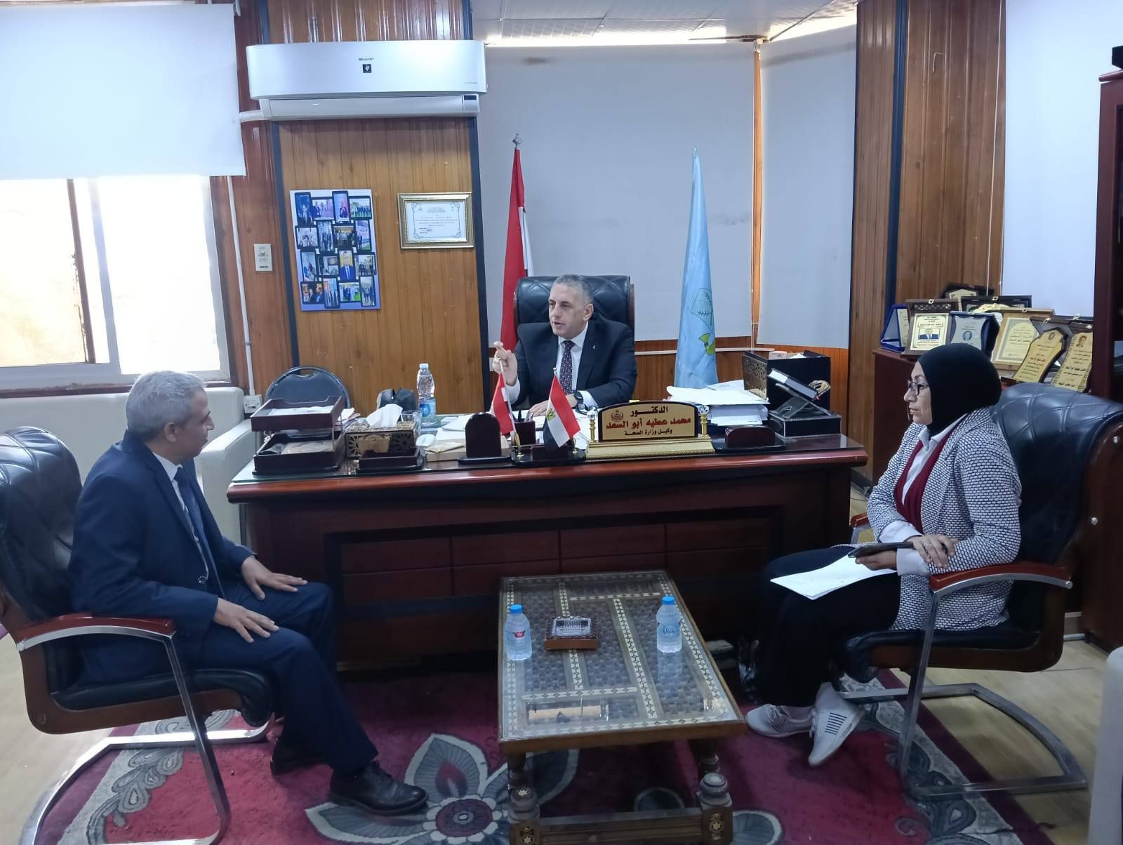 وكيل وزارة الصحة بكفر الشيخ ومدير التأمين الصحي بالمحافظة وكيل وزارة الصحة بكفر الشيخ ومدير التأمين الصحي بالمحافظة