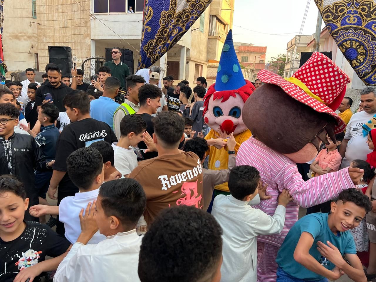فرحة العيد في ساحات الدقهلية فرحة العيد في ساحات الدقهلية