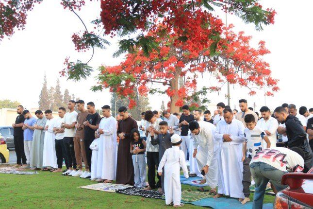 آلاف المواطنين بالإسماعيلية أدوا صلاة عيد الأضحى المبارك