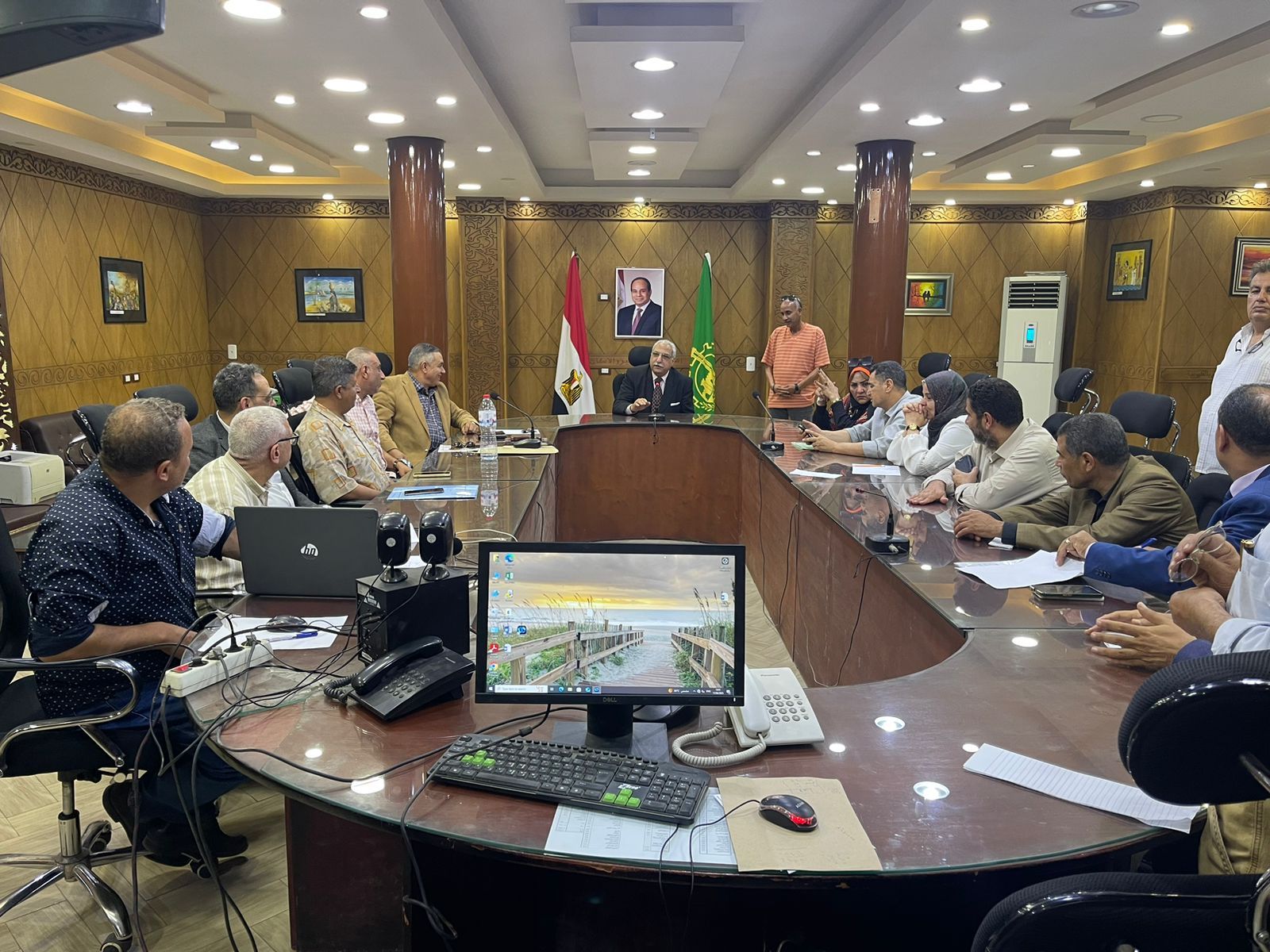 خلال اجتماع مناقشة استعدادات امتحانات الثانوية العامة خلال اجتماع مناقشة استعدادات امتحانات الثانوية العامة