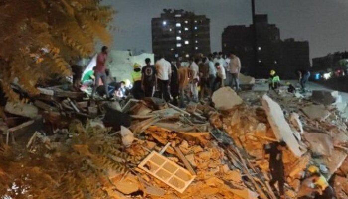 ارتفاع أعداد ضحايا عقار السيدة زينب المنهار إلى 10 أشخاص