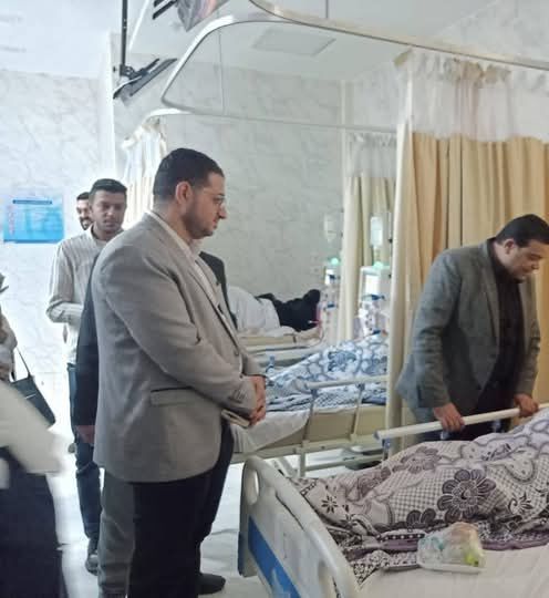 مرضي يتلقون جلسات بمستشفي المسلة مرضي يتلقون جلسات بمستشفي المسلة