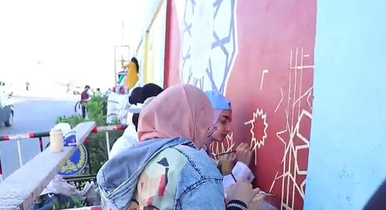 تززين الجدران بكفر الشيخ