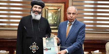 محافظ
المنيا
يلتقي
وفد
دير
العذراء
والملاك
ميخائيل
بالبهنسا - تكنو بلس