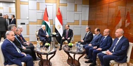 الرئيس السيسي يلتقي نظيره الفلسطيني في موسكو: مصر ستبقي دوماً داعمة للقضية الفلسطينية - تكنو بلس
