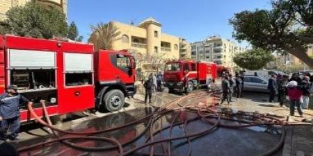 السيطرة على حريق بمزرعة ملحقة بمستعمرة الجذام فى الخانكة بسبب سقوط كابلات
