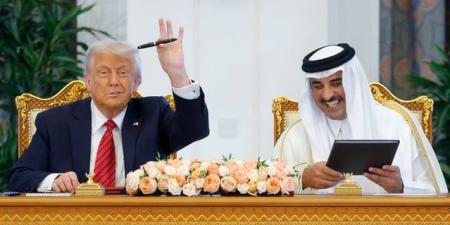 "قلم التريليون دولار"... هدية أمير قطر لترامب تثير تفاعلا - تكنو بلس