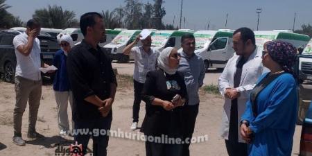 570
مواطنًا
يستفيدون
من
قافلة
حياة
كريمة
الطبية
بقرية
النصر" - تكنو بلس