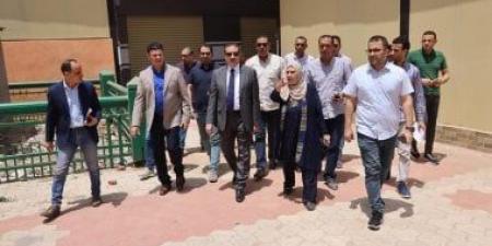 محافظ المنوفية يتفقد السوق الحضاري الجديد بمنطقة سيدي خميس تمهيدا لافتتاحه