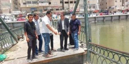 إغلاق الكوبرى العائم بكفر الدوار لتنفيذ أعمال الصيانة