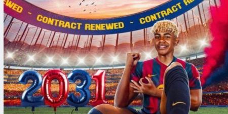 رسميا..
      برشلونة
      يعلن
      تمديد
      عقد
      نجمه
      لامين
      يامال
      حتى
      2031 - تكنو بلس