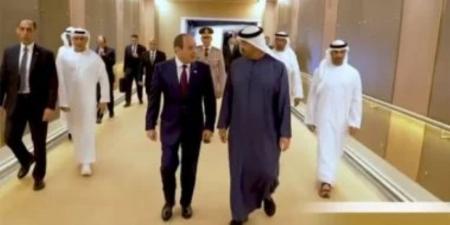 زيارة الرئيس السيسى لدولة الإمارات ومباحثاته مع الشيخ محمد بن زايد.. فيديو - تكنو بلس