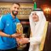 أمير تبوك يستقبل نادي نيوم بمناسبة تتويجه بلقب دوري يلو - تكنو بلس