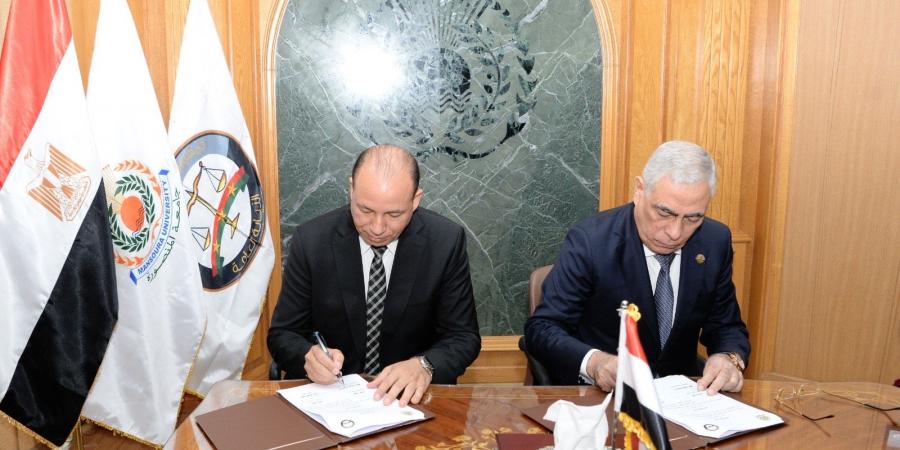 النائب
العام
ورئيس
جامعة
المنصورةيوقعان
بروتوكول
تعاون
في
التعليم - تكنو بلس