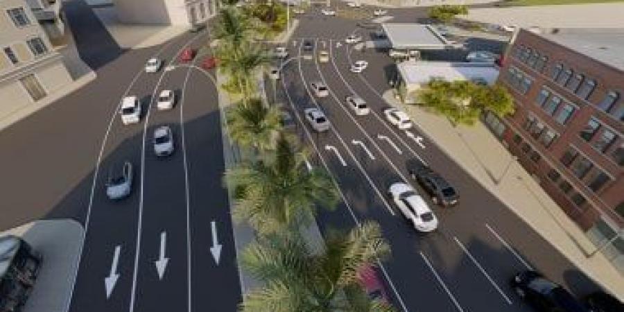 محافظ الإسكندرية يشدد على إعلان التصميمات الهندسية واللوحات الإرشادية بطريق الحرية
