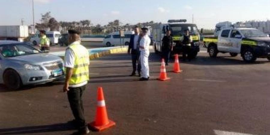ضبط مواد مخدرة وأسلحة نارية بحوزة عاطلين وتحرير 1780 مخالفة مرورية بكفر الشيخ