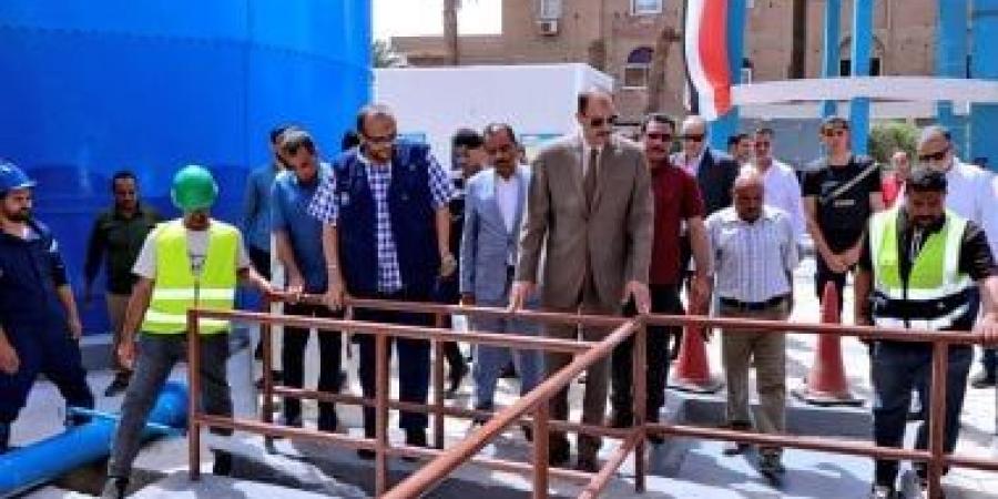 محافظ سوهاج يطلق التشغيل التجريبى لمحطة مياه أولاد الشيخ بـ9.2 مليون جنيه
