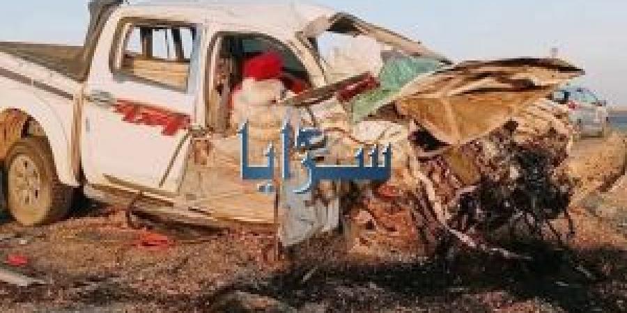 وفاتان
      بحادث
      تصادم
      على
      طريق
      الشيدية
      وإصابة
      ثالث
      ..
      صور - تكنو بلس