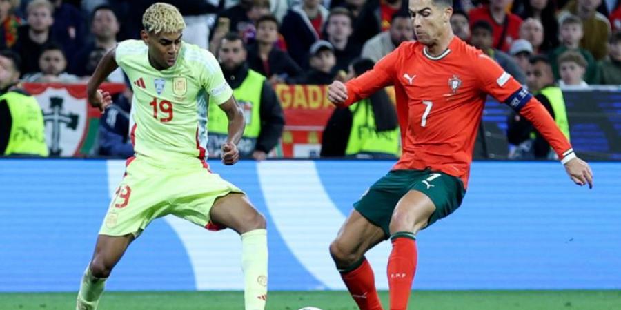 لامين
جمال
يتجاهل
مصافحة
رونالدو
بعد
نهائي
دوري
الأمم - تكنو بلس