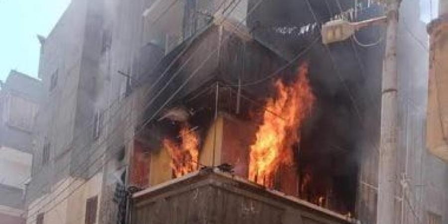 مصرع مسن فى حريق منزل بأبوصوير بالإسماعيلية