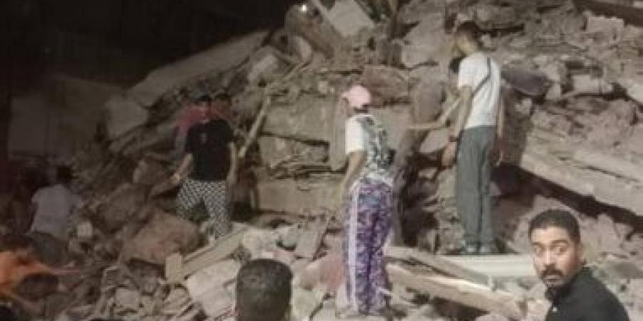 ارتفاع عدد المتوفين لـ4 فى انهيار عقار السيدة زينب